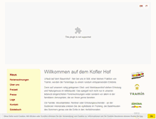 Tablet Screenshot of kofler-hof.com